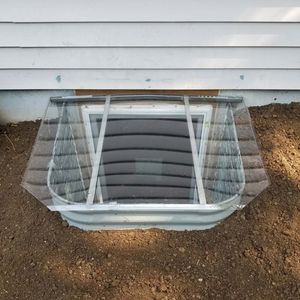 window well with cover