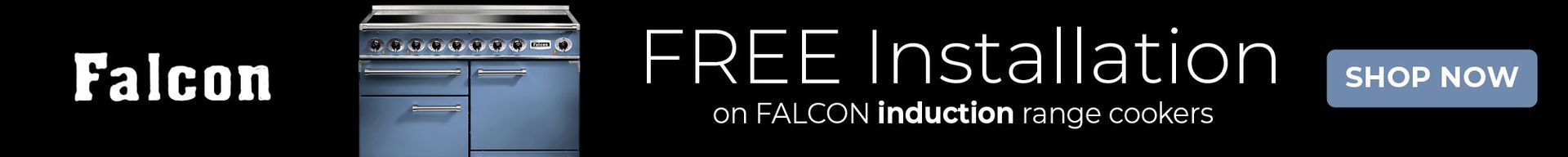 free installation on falcon induction range cookers