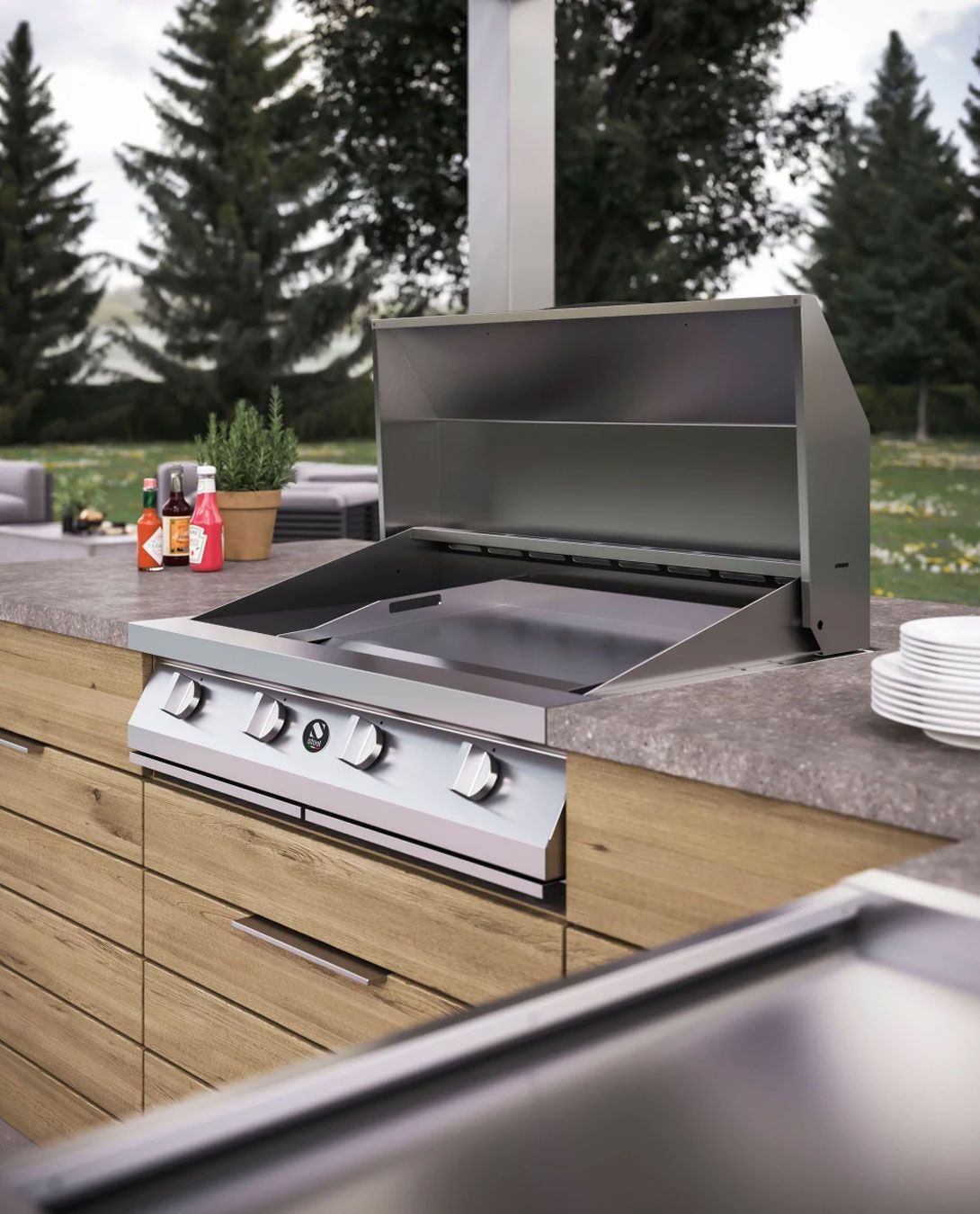steel cucine luxury outdoor cooking bbq and kitchens at caterbitz dorset