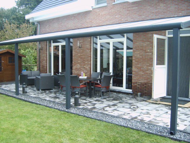 Mooie terrasoverkapping