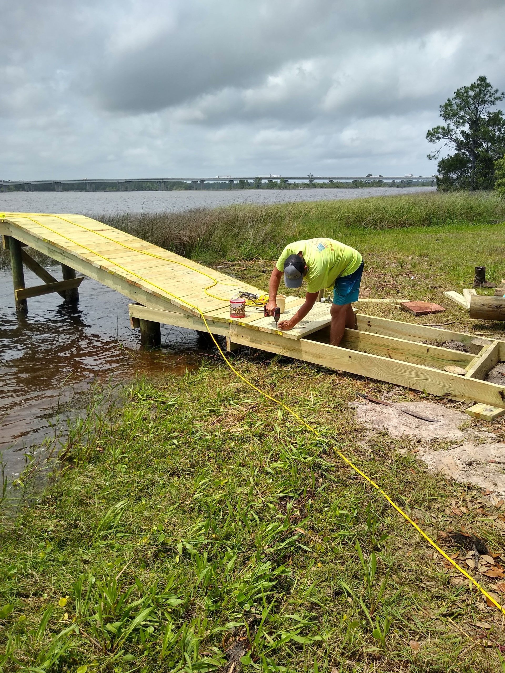 Wood Deck - Milton, FL - Golden Framing Inc.