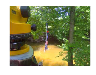 Survey Equipment in Ditch