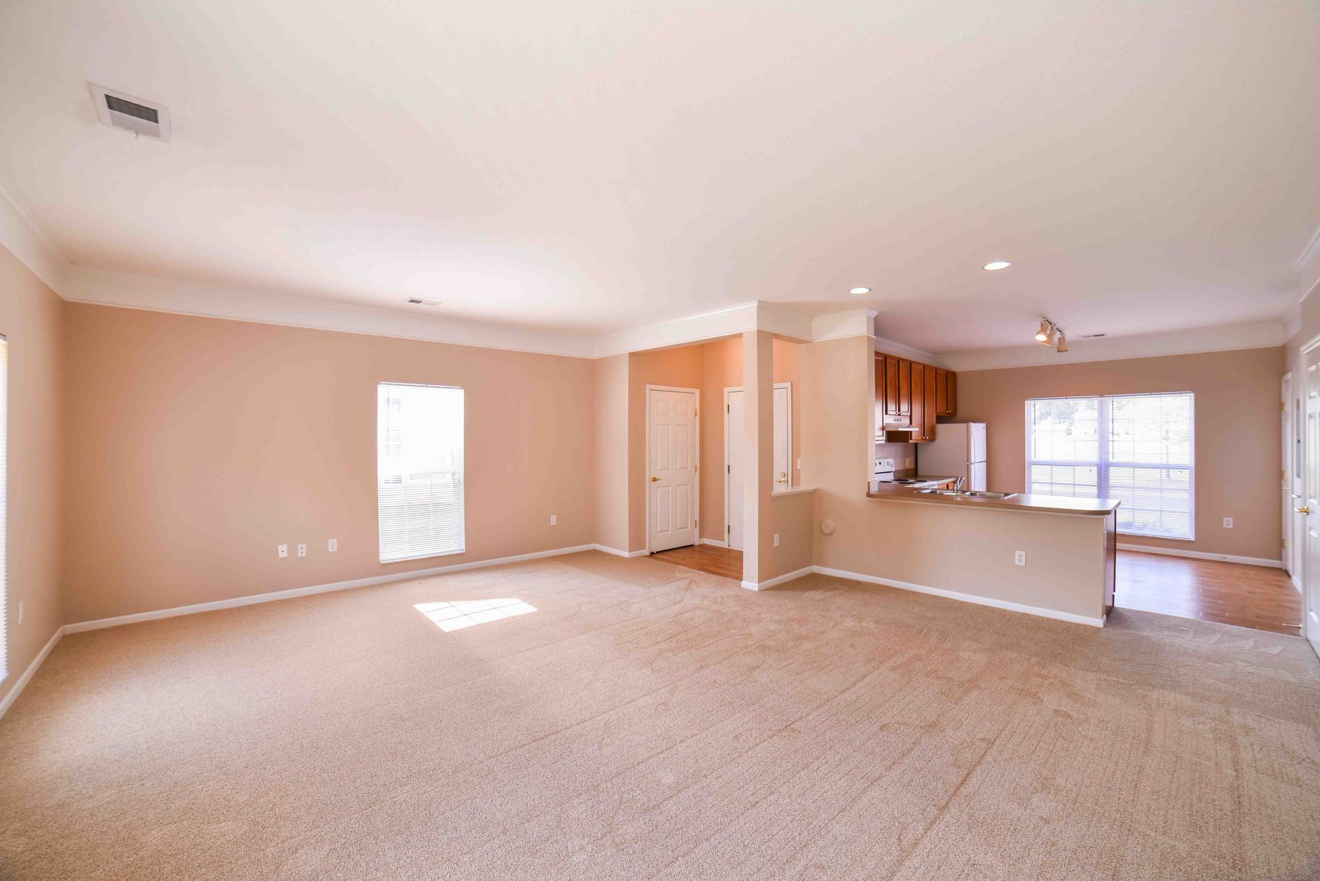 spacious living area