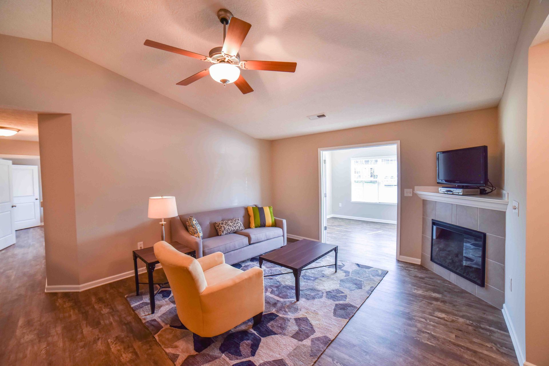 living room furnished