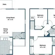 Three Bedroom - Townhome