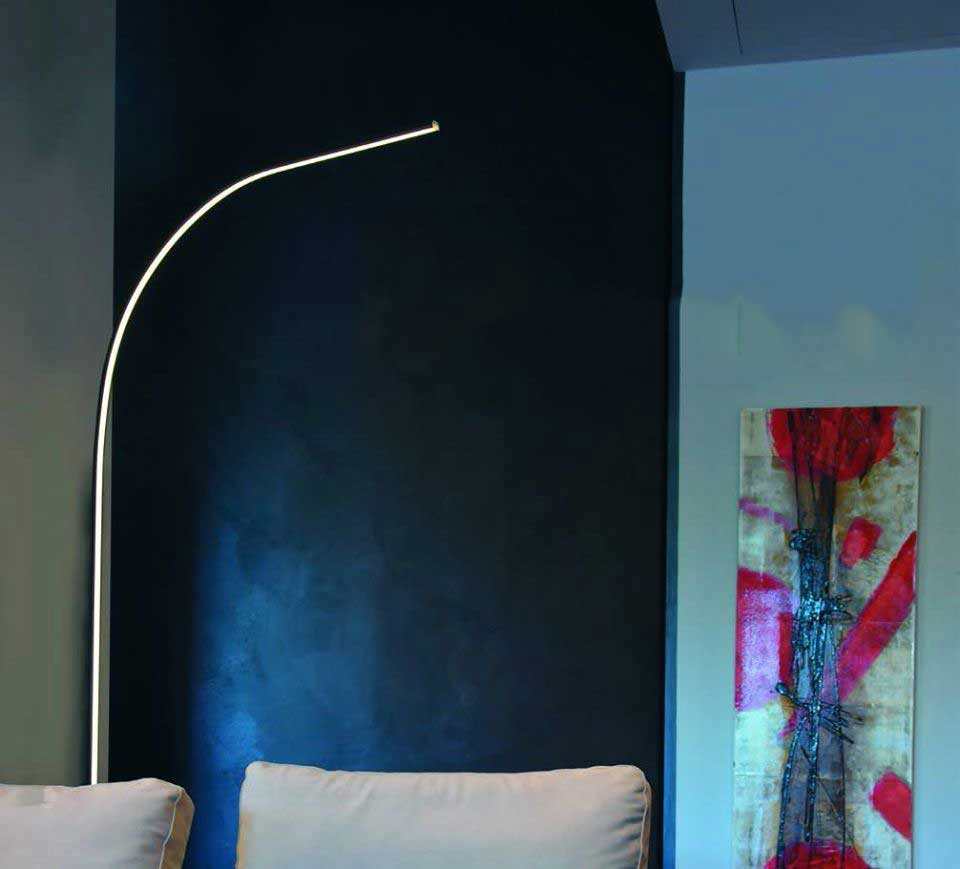 Piantana moderna curva