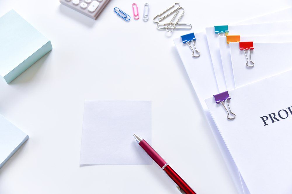 Project Paperwork with Paper Clip — Planning Lodgement Services in Scone, NSW