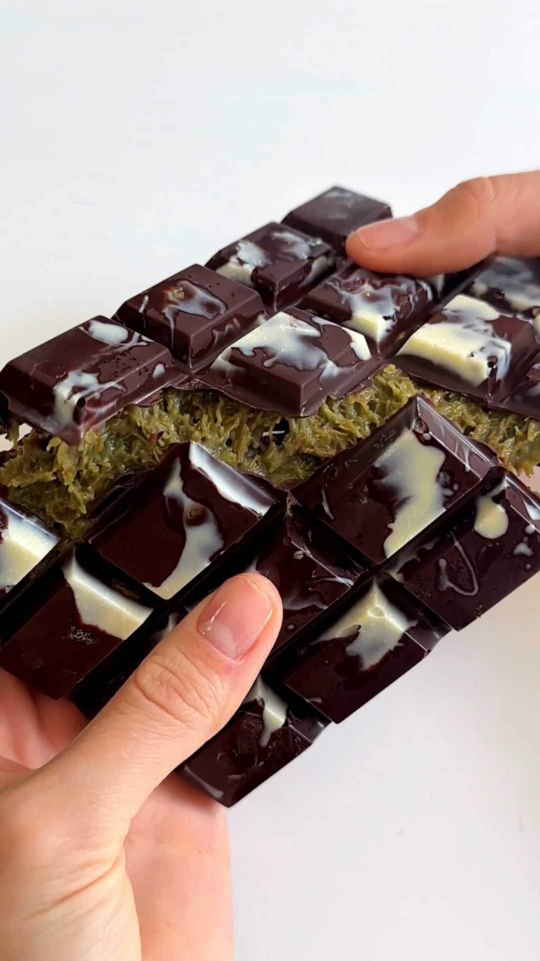 Foodtrend Virale Dubai Schokolade. Sehr lecker!