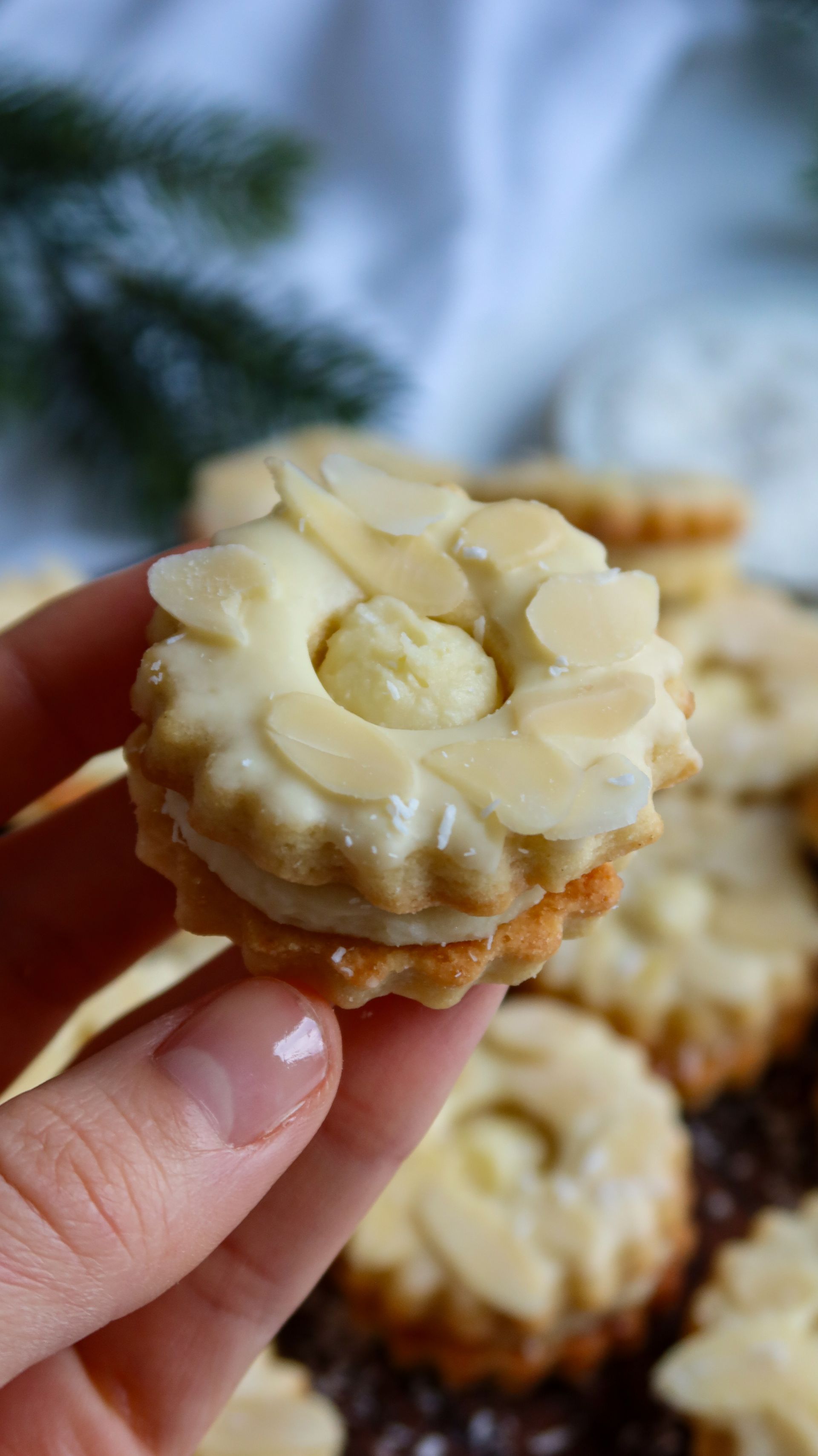 Kokos-Plätzchen Raffaello