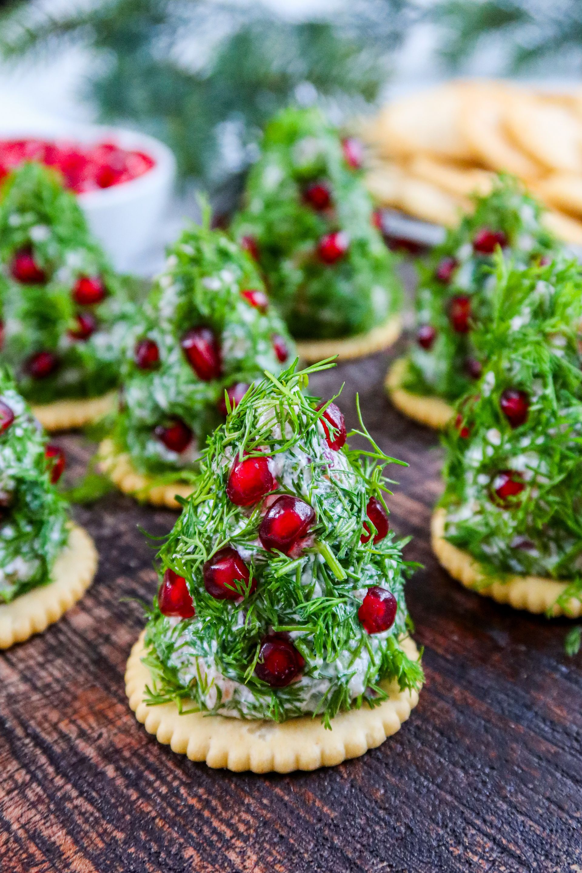 Viraler Frischkäse-Weihnachtsbaum