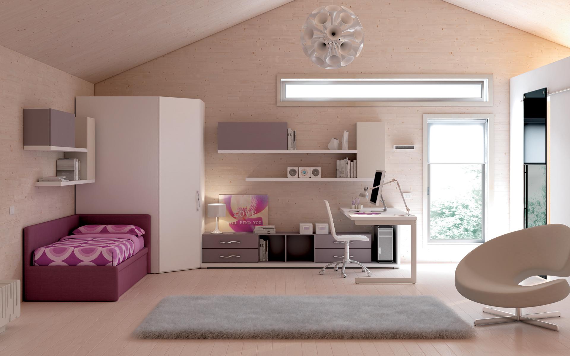 cameretta ragazzi moderna