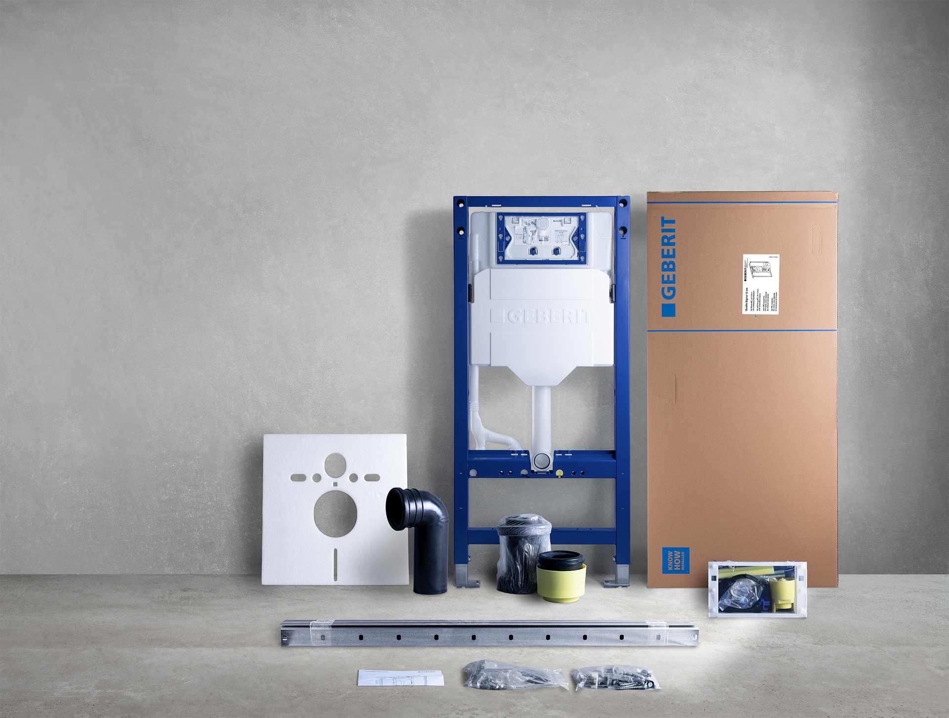 Geberit Duofix systeemprofiel set staand onderdelen