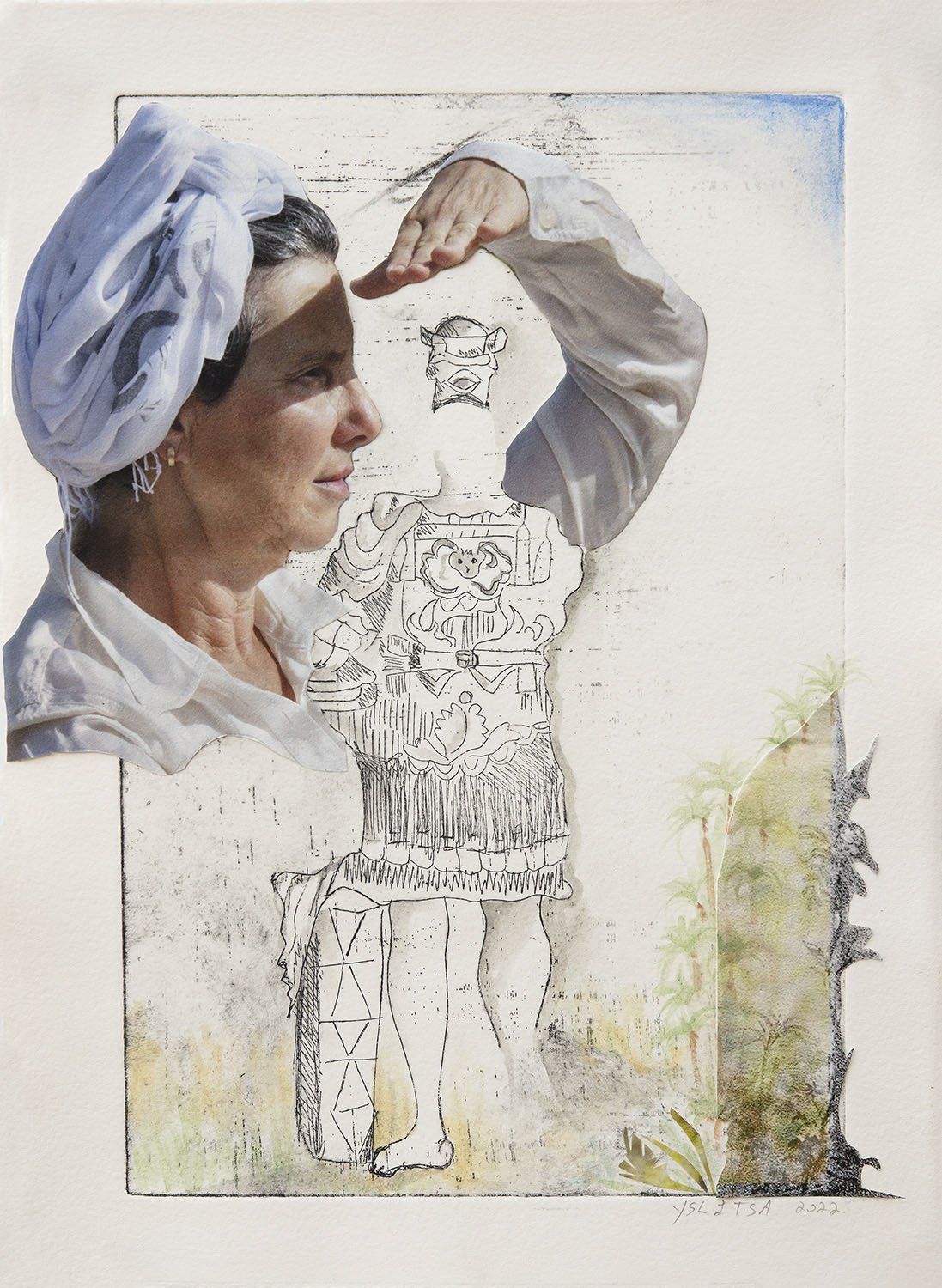 H.S The viewer 90*70 cm ,2022