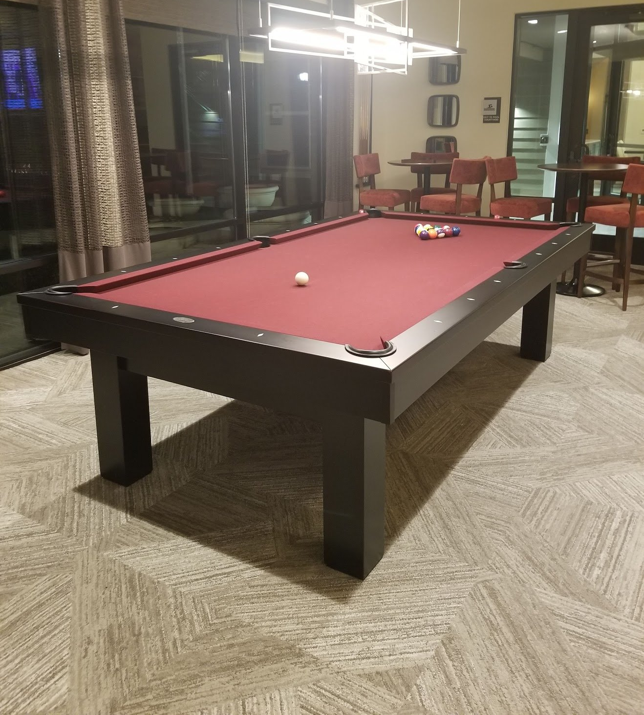 Pool table disassembled by Dismantle Furniture Company
