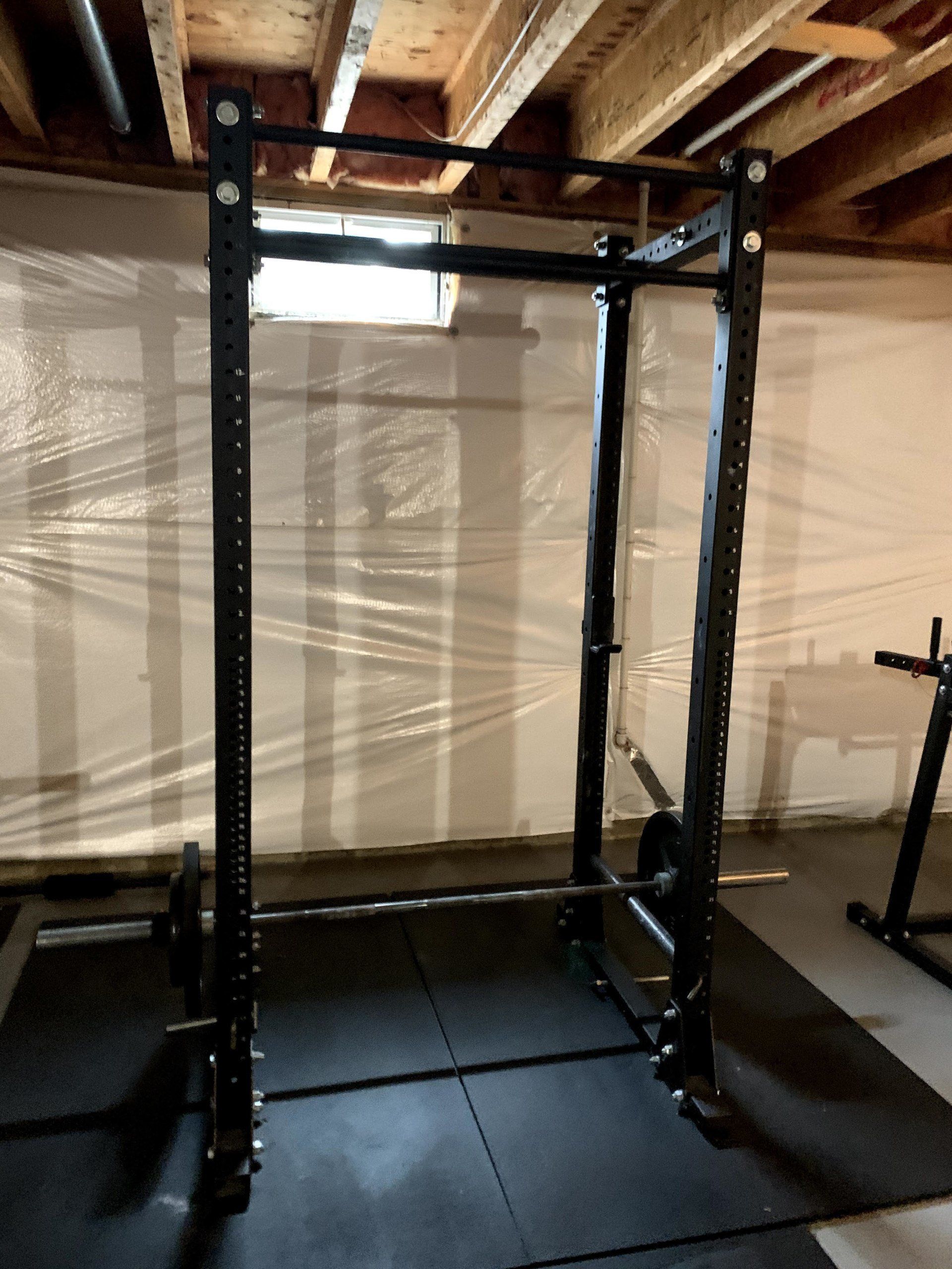Thompson chin up bar and bar assembled by dismantle furniture