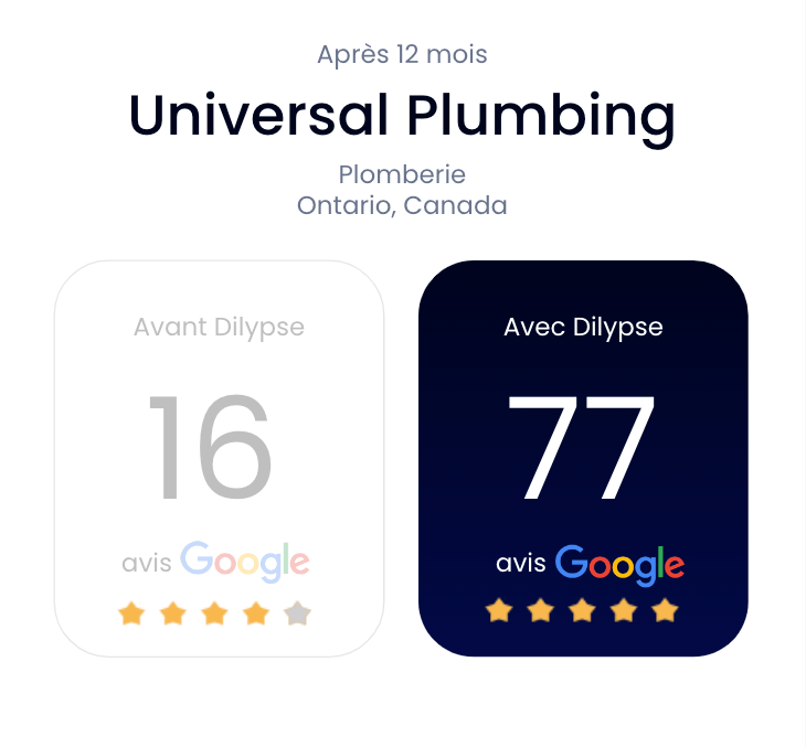 A google review for universal plumbing ontario canada