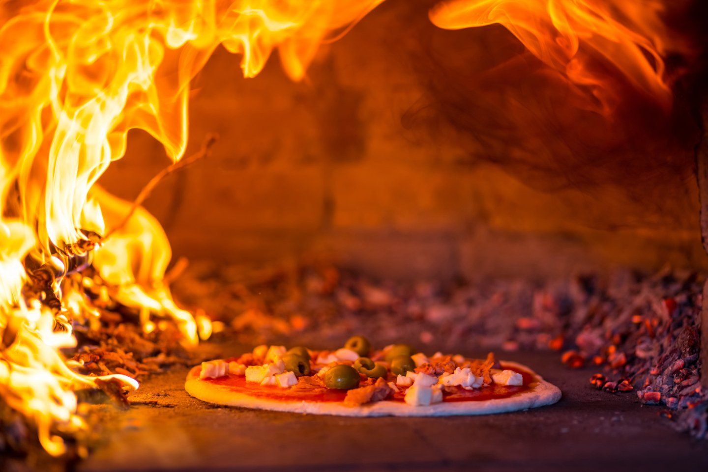 Forno a legna per pizza