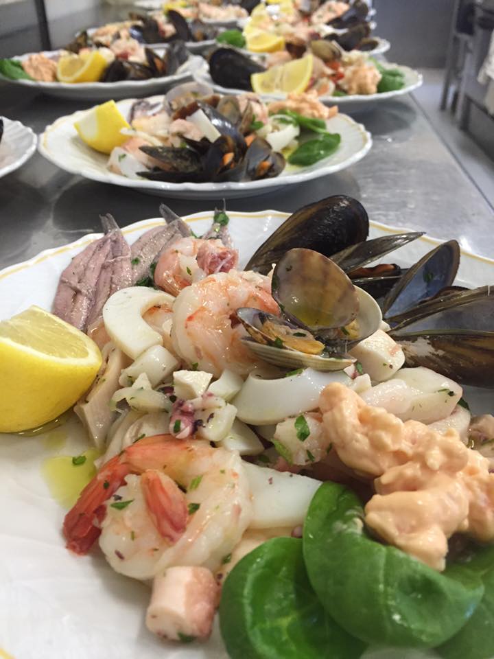 Piatto di pesce misto