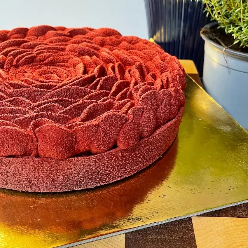 Crostata moderna al cioccolato