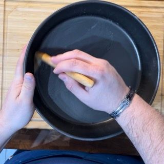 Teglia da 24cm imburrata