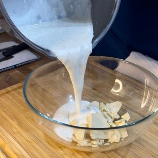 Triple flower ganache