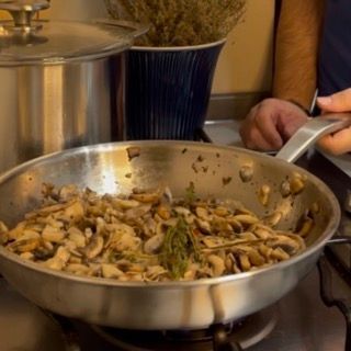 Paccheri ai funghi al forno