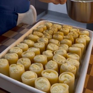 Paccheri ai funghi al forno