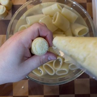 Paccheri ai funghi al forno