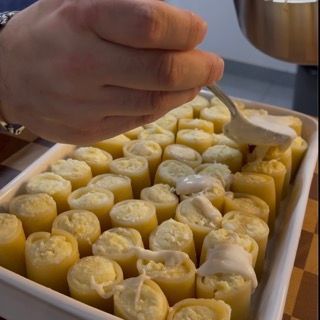 Paccheri ai funghi al forno