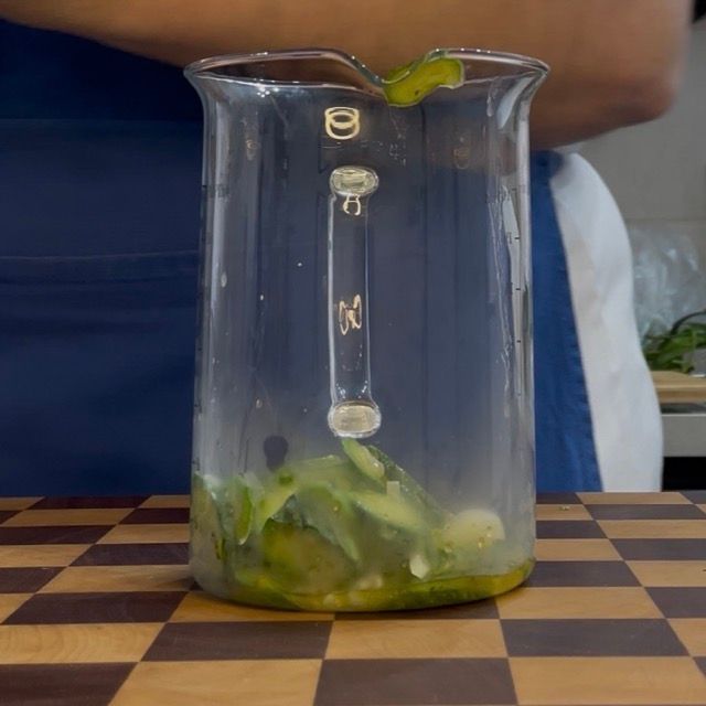 crema di zucchine e piselli