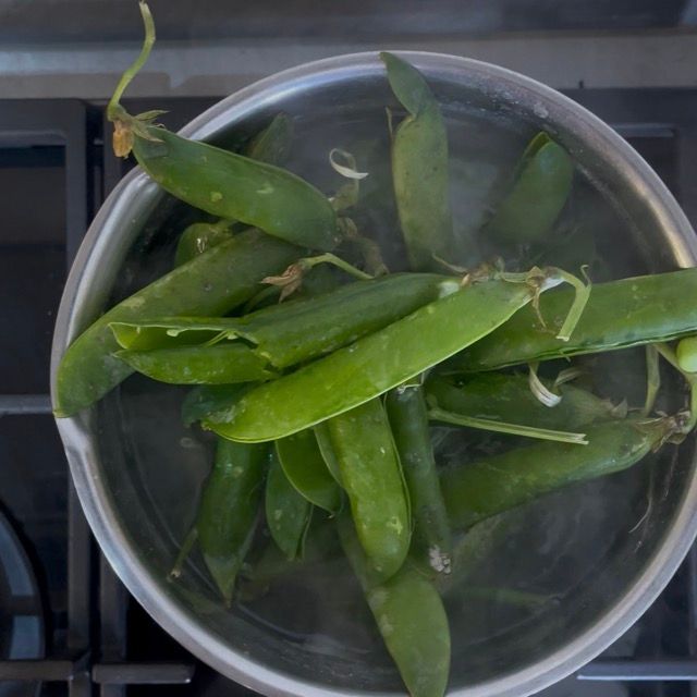 cottura piselli freschi