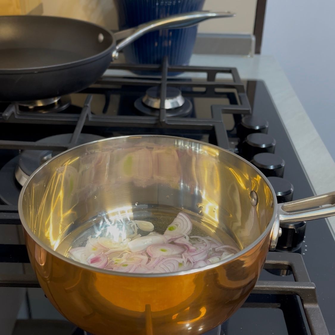 riduzione di scalogno per beurre blanc