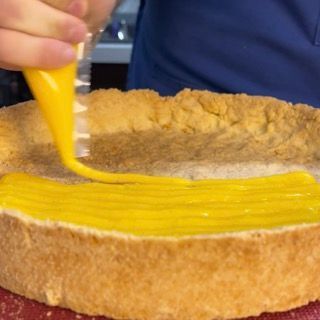 crostata alla frutta, lemon fruit tarte