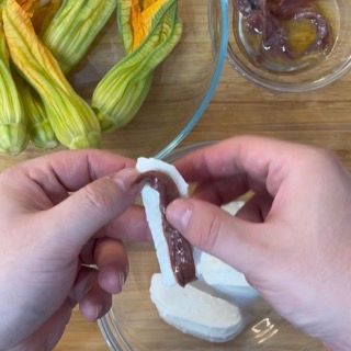 Fiori di zucca in pastella