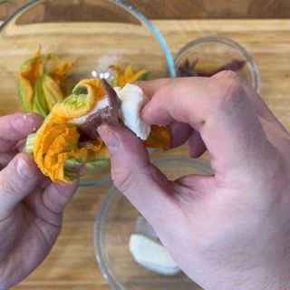 Fiori di zucca in pastella