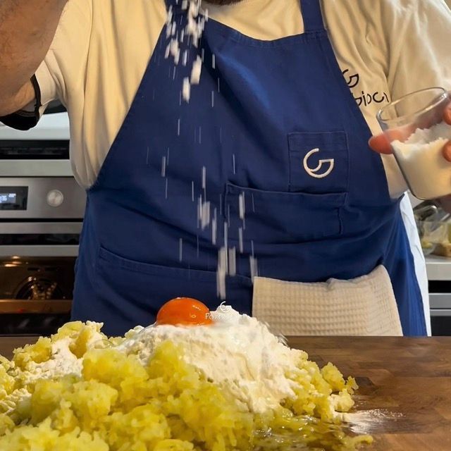 preparazione Gnocchi di patate