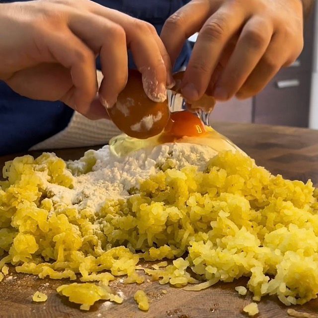 preparazione Gnocchi di patate