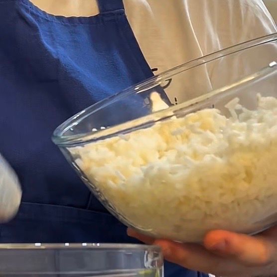 riso bianco bollito