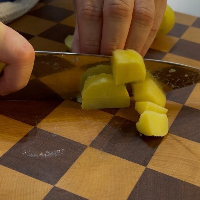 cottura verdure per insalata russa