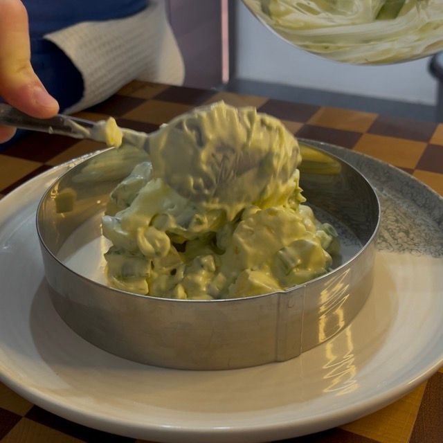 preparazione insalata russa