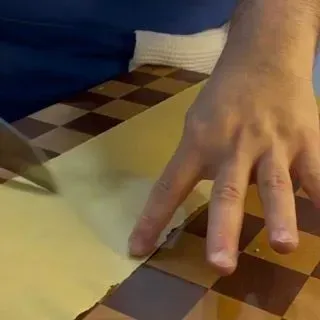 Rettangoli di pasta fresca all'uovo pronti per la cottura