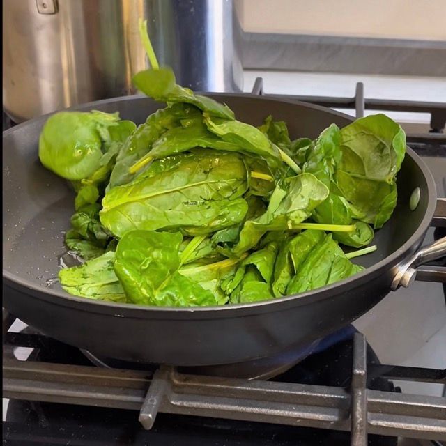 spinaci per crema di spinaci