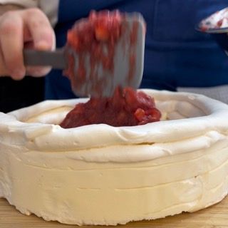 Pavlova alle fragole