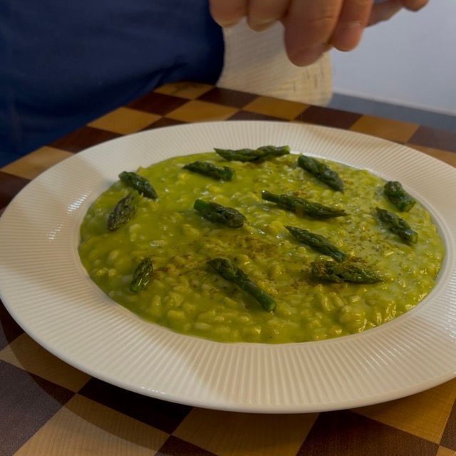 risotto agli asparagi cremoso