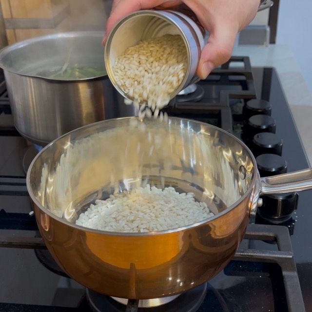 risotto agli asparagi cuoce