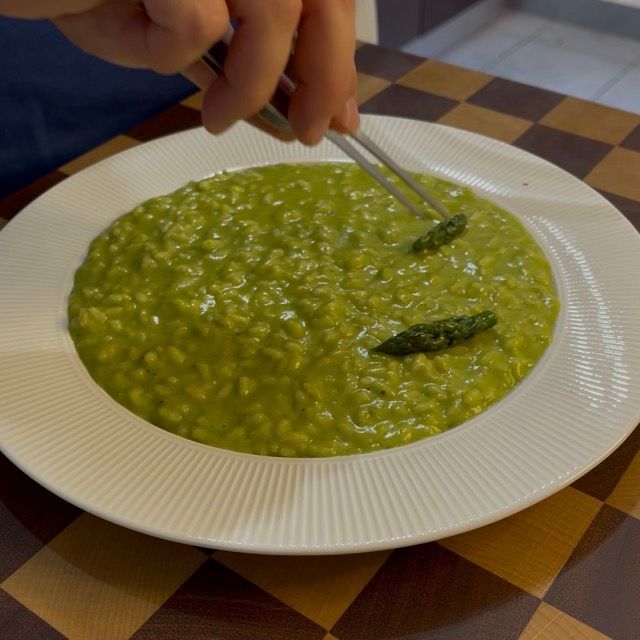 risotto agli asparagi cremoso
