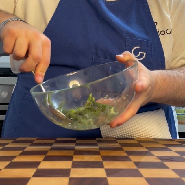 asparagi vengono conditi