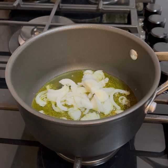 fondo per crema di asparagi