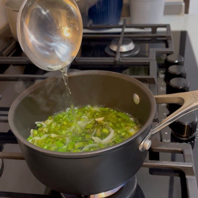 crema di asparagi per risotto agli asparagi