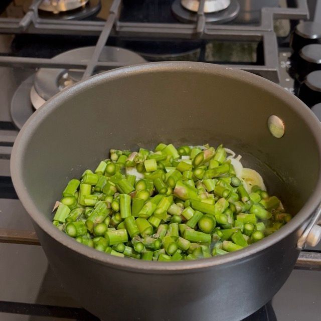 crema di asparagi per risotto agli asparagi